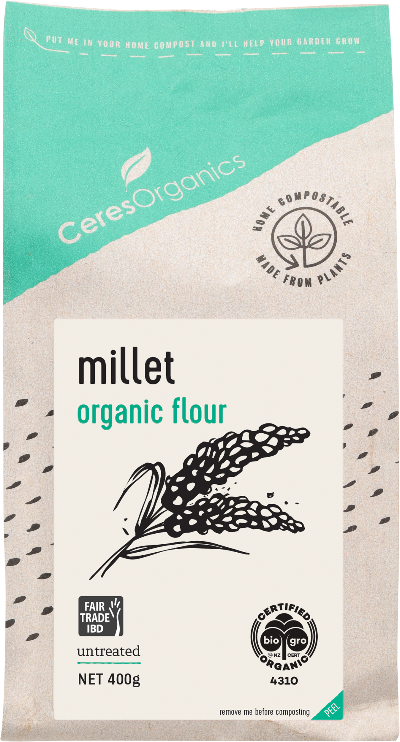 Organic Millet Flour - 400g