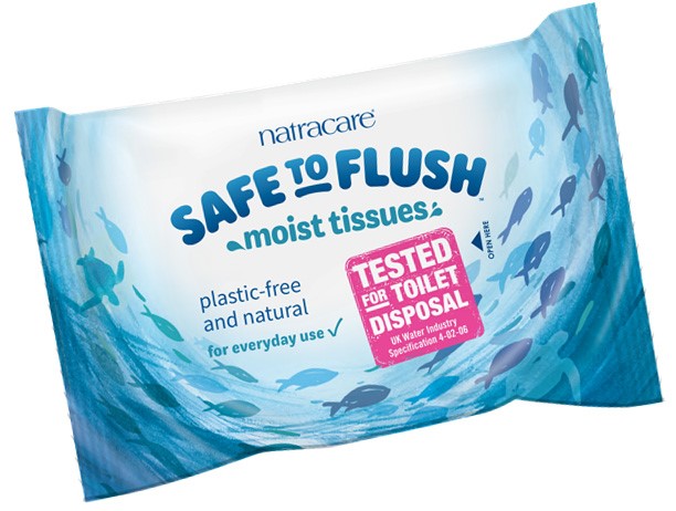 Safe to Flush Moist Tissues - 30pk