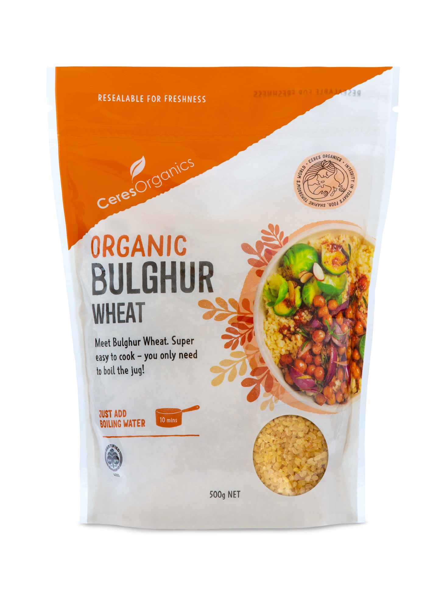 Organic Wheat, Bulghur - 500g