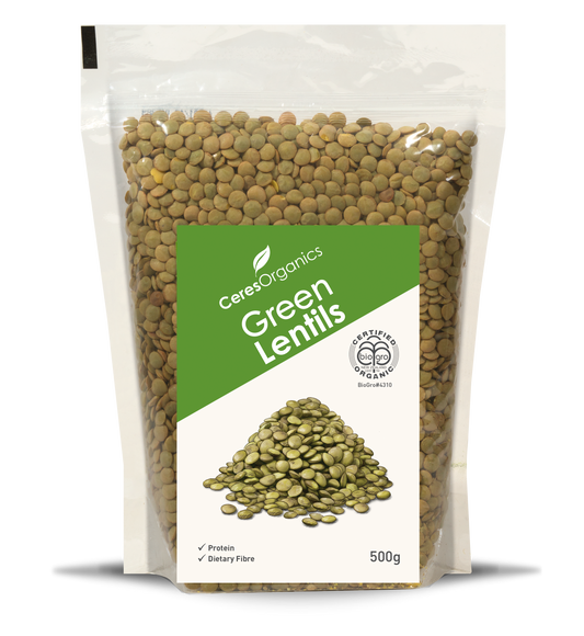 Organic Lentils, Green - 500g