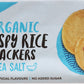 Organic Rice Crackers, Sea Salt - 100g