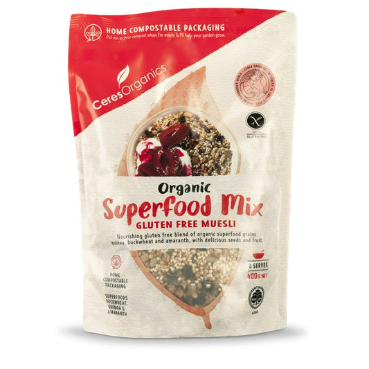 Organic Superfood Blend Gluten Free Muesli - 400g