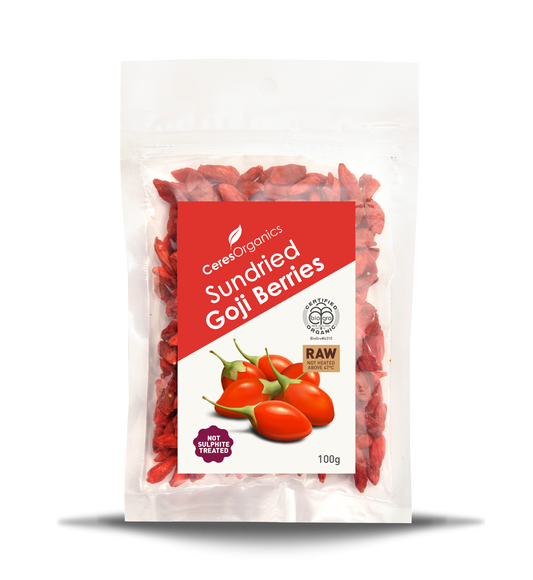 Organic Sundried Goji Berries - 100g