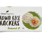 Organic Brown Rice Crackers Seaweed - 115g