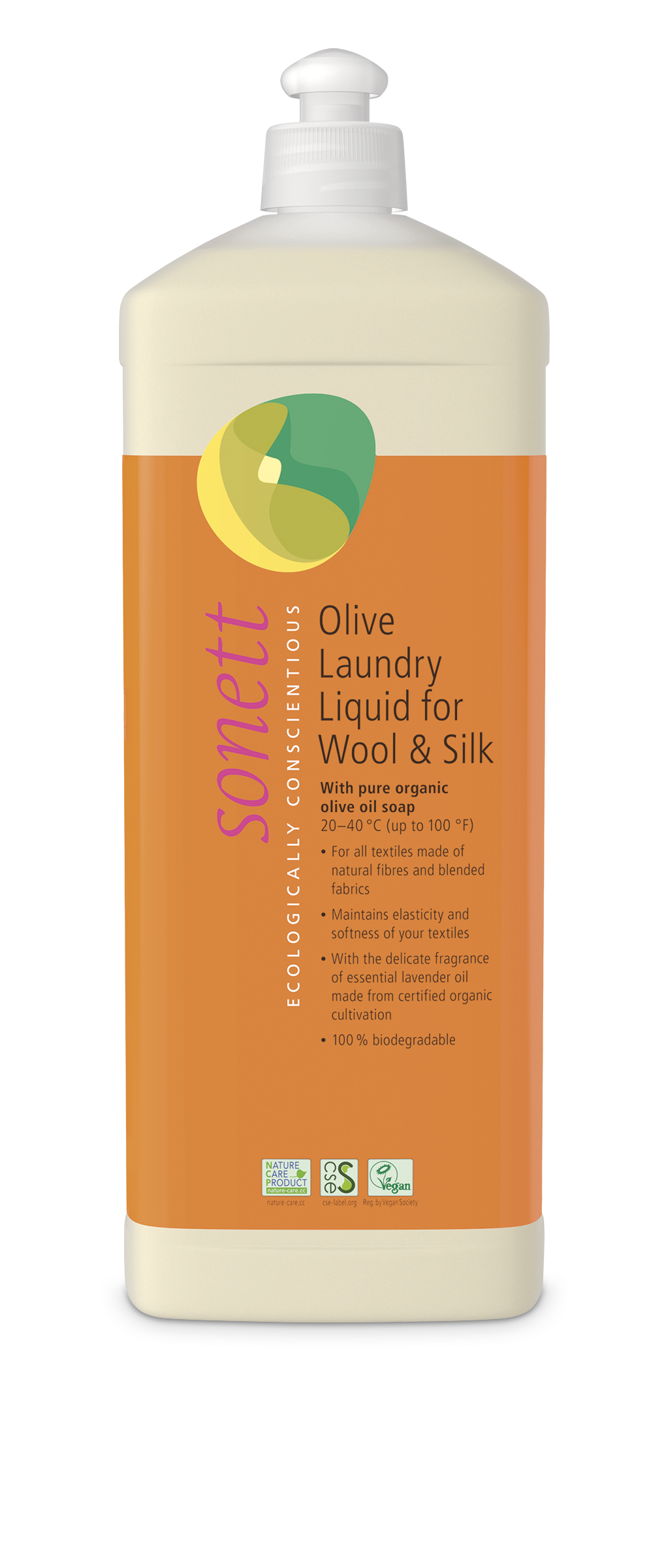 Sonett Olive Laundry Liquid for Wool & Silk - 1 ltr