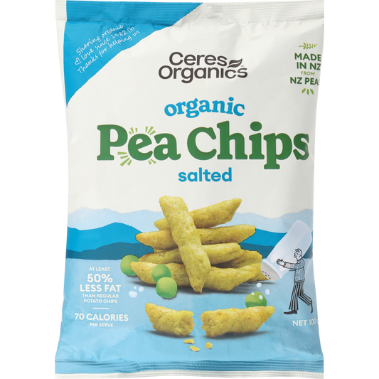 Organic Pea Chips, Salted - 100g
