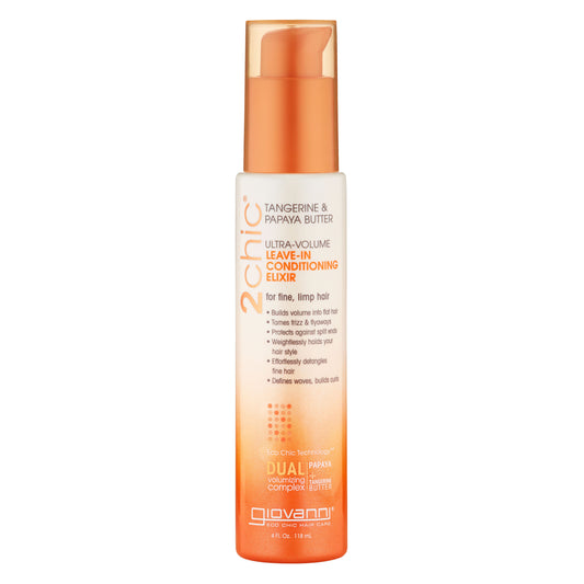 Giovanni 2chic Ultra Volume Leave In Conditioning & Styling Elixir 118ml - 118ml