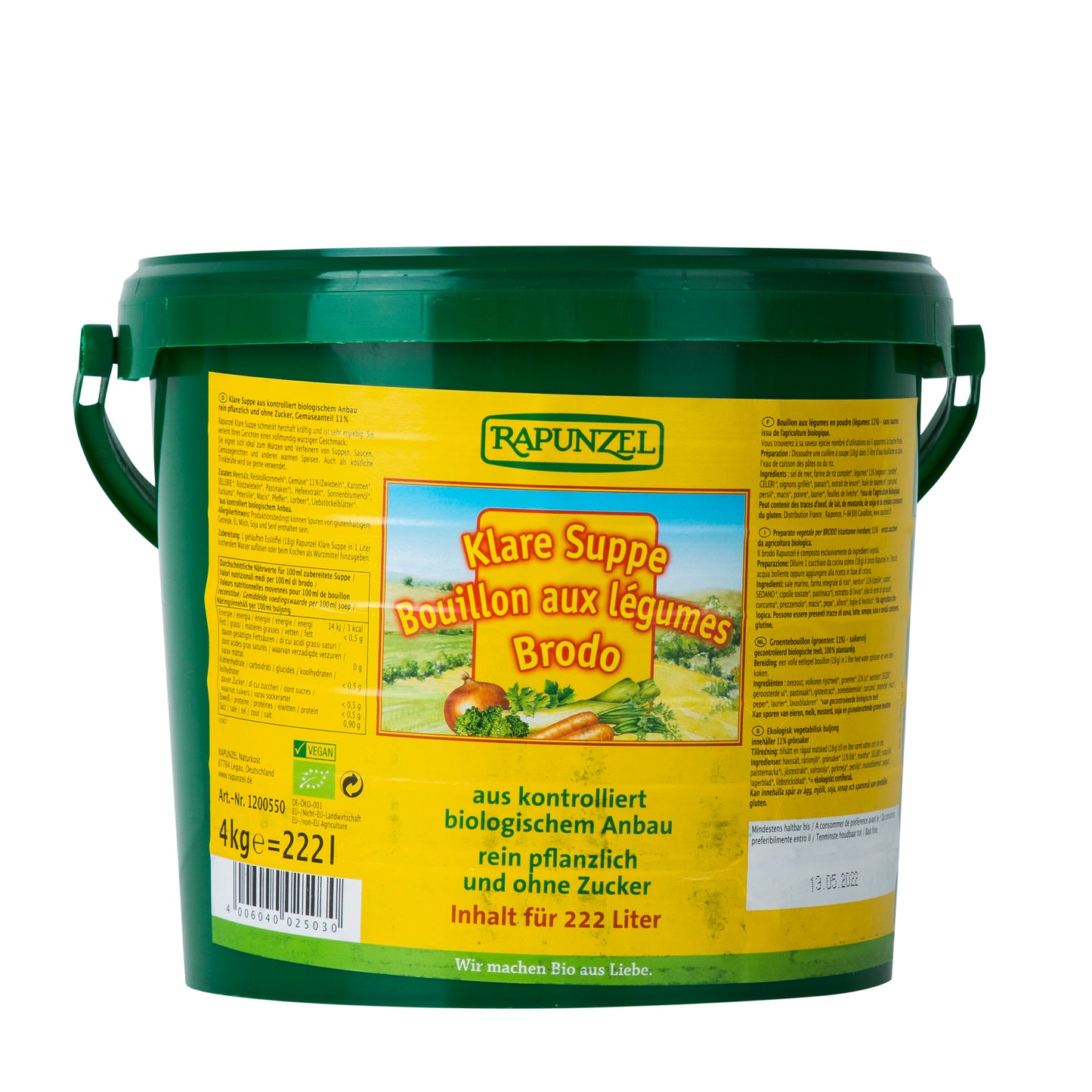 Vegetable Broth (Bouillon) - 4kg