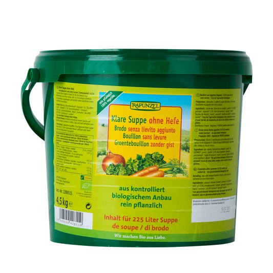 Vegetable Broth (Bouillon) w/out Yeast - 4.5kg